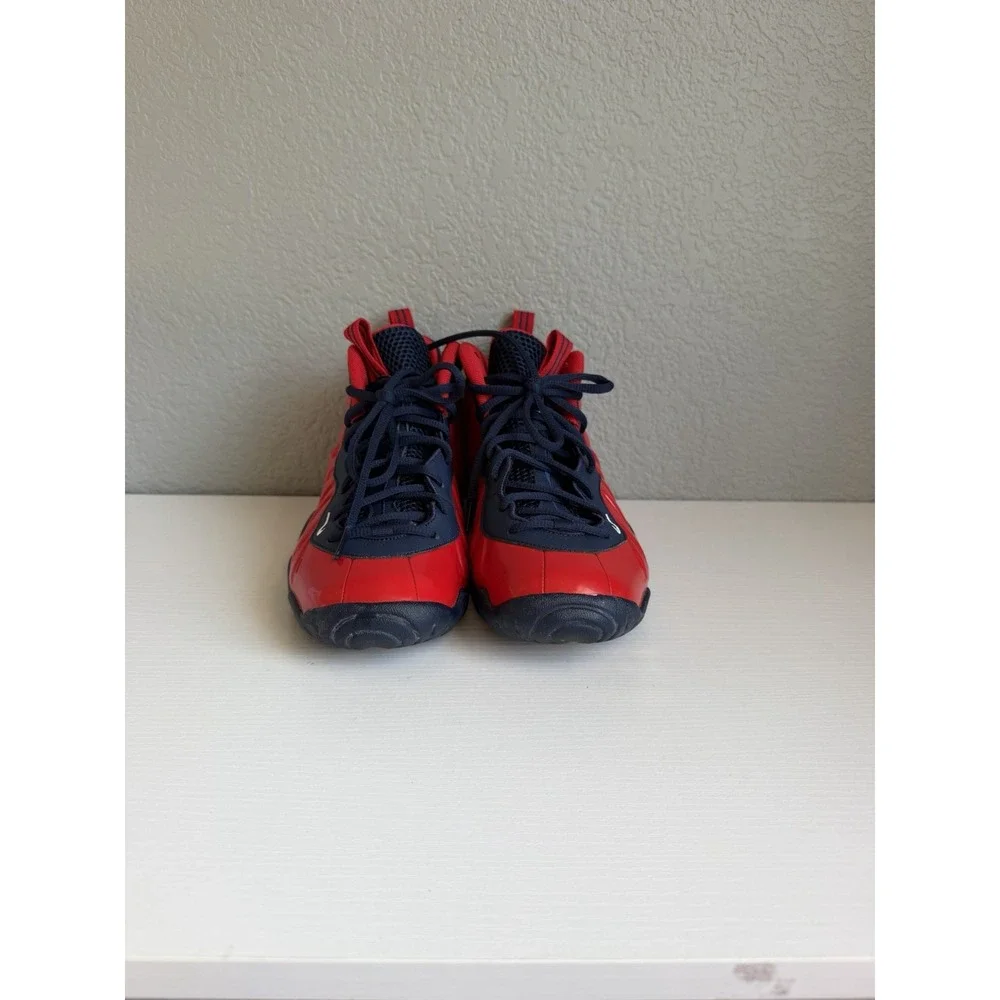 Nike Little Posite Pro USA Red Navy Shoes Big Kids US 6Y Womens 7.5 CZ2520-600